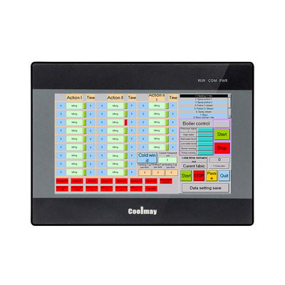 Combo HMI PLC Coolmay de 7 polegadas com CPU Dual-Core e RS485 RS232