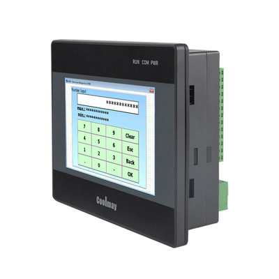 4 do painel Resistive do tela táctil do painel HMI do fio saídas análogas dos ethernet de Digitas
