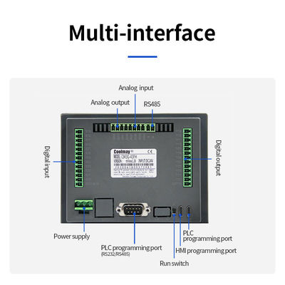CNC Stepper Servo Brushless Pwm Dual Motor Driver Velocidade HMI PLC Combo Programável Controlador de Lógica
